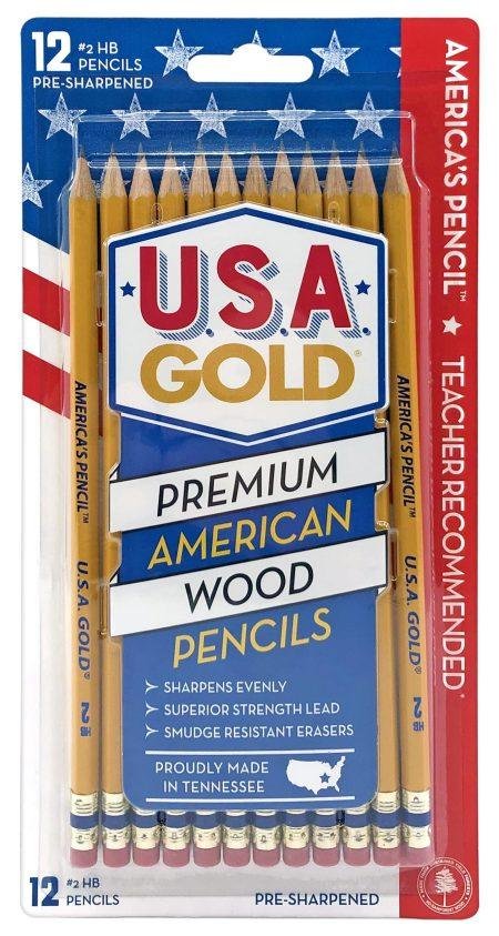 Cra-Z-Art 12 CT USA Gold Pencils